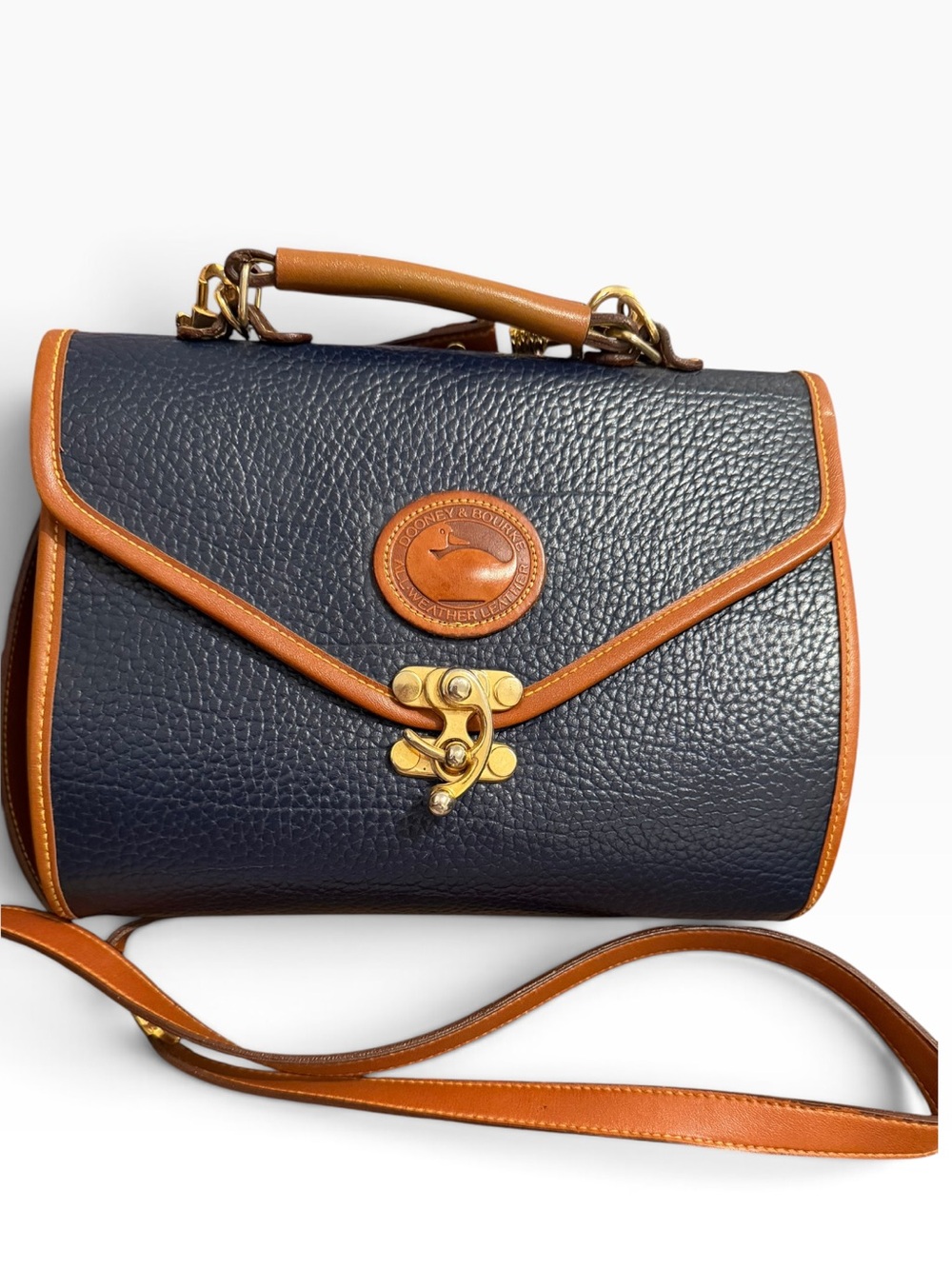 Dooney & Bourke Turn Lock Vintage All Weather Crossbody Bag